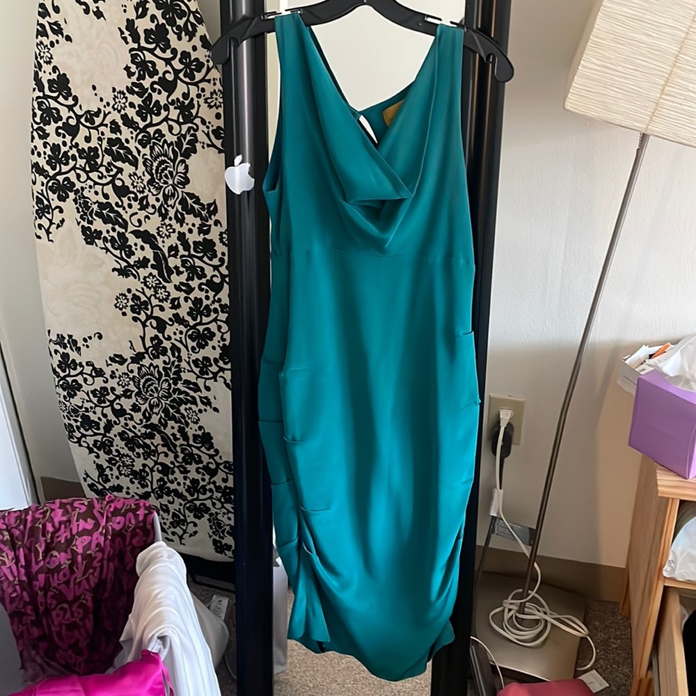 Nicole Miller Cocktail Dress Green Size 4